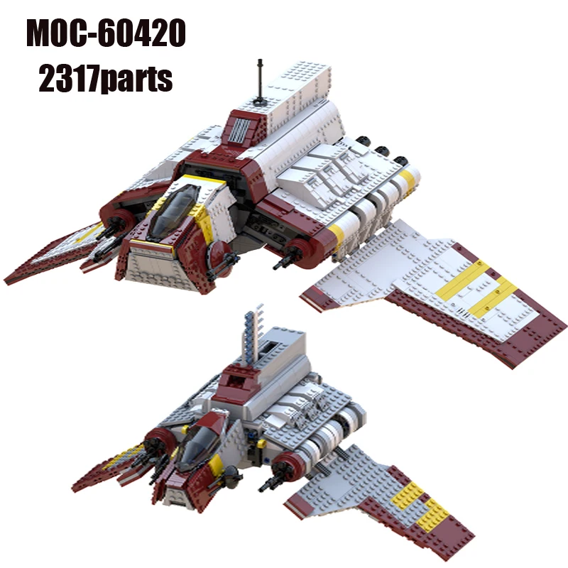 Nu-Class Attack Shuttle 2317 parts Wars model building block DIY gift