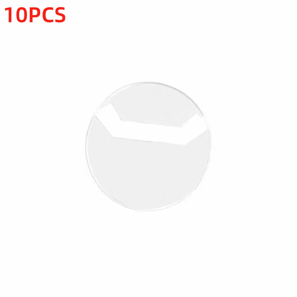 10pcs/Set Round 63/83mm Badge Protective Sleeves Dustproof Transparent Rear Opening Badge Protector Case CPP
