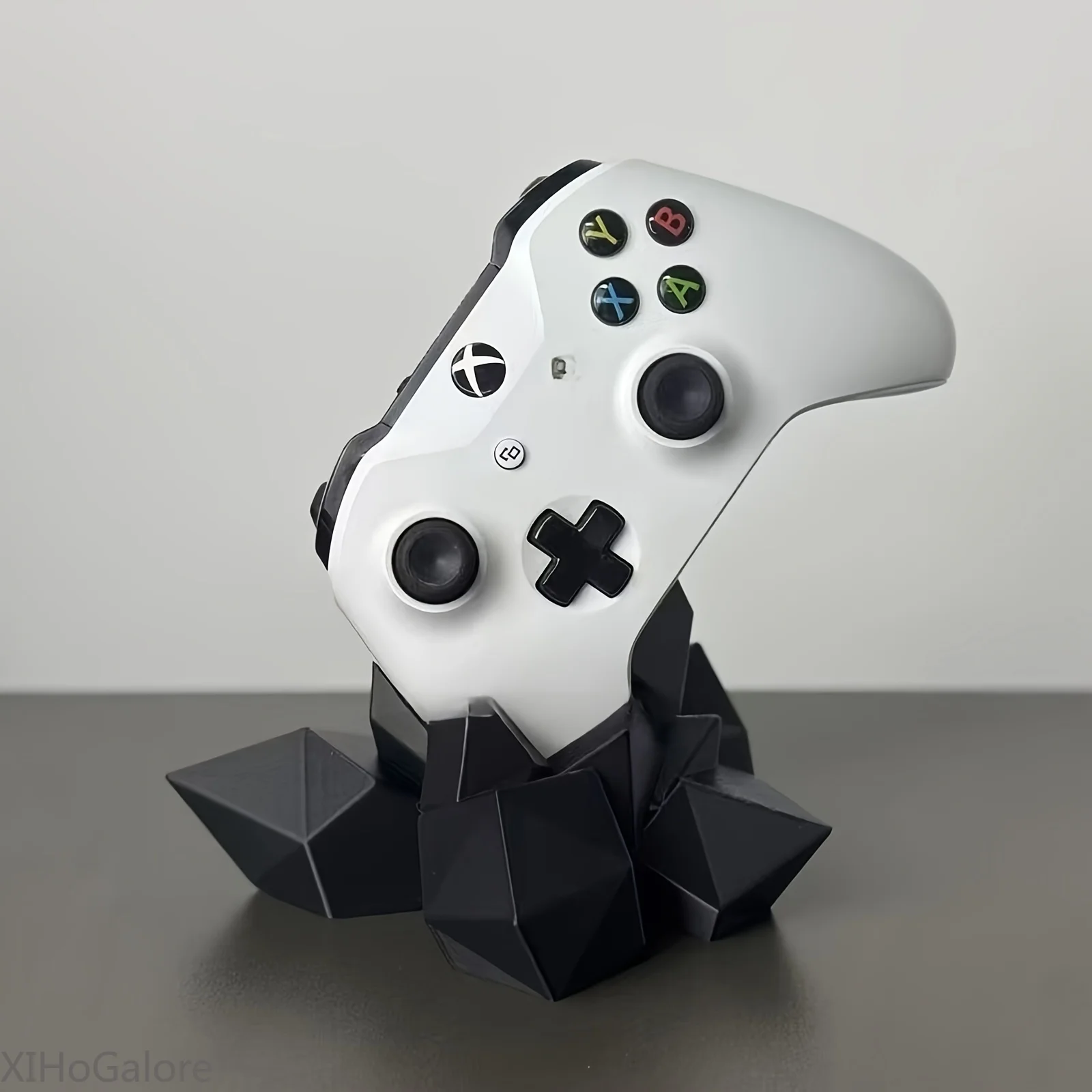 3D Printed Crystal Game Controller Stand Holder Compatible Xbox PS4 PS5 Switch Gaming Desk Decor Ornament Gift view 3