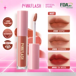 PINKFLASH 24 Colors Matte Liquid Lipstick Soft Moisturising Lip Gloss Long Lasting Waterproof Lip Tint Beauty Makeup Cosmetics