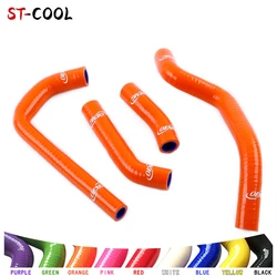 Mangueiras de Silicone Refrigerante Radiador Tubos Kit de Tubos, Mangueira para 2008-2012 KTM, 525XC, ATV, 450XC, 525, 450 XC, 2009, 2010, 2011, 4 peças, 10 cores