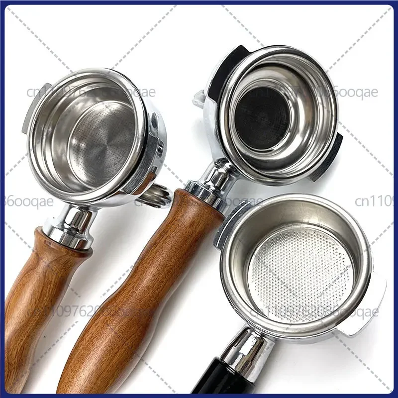 for CONTI coffee machine, bottom portafilter, bottomless portafilter, copper handle, 58mm