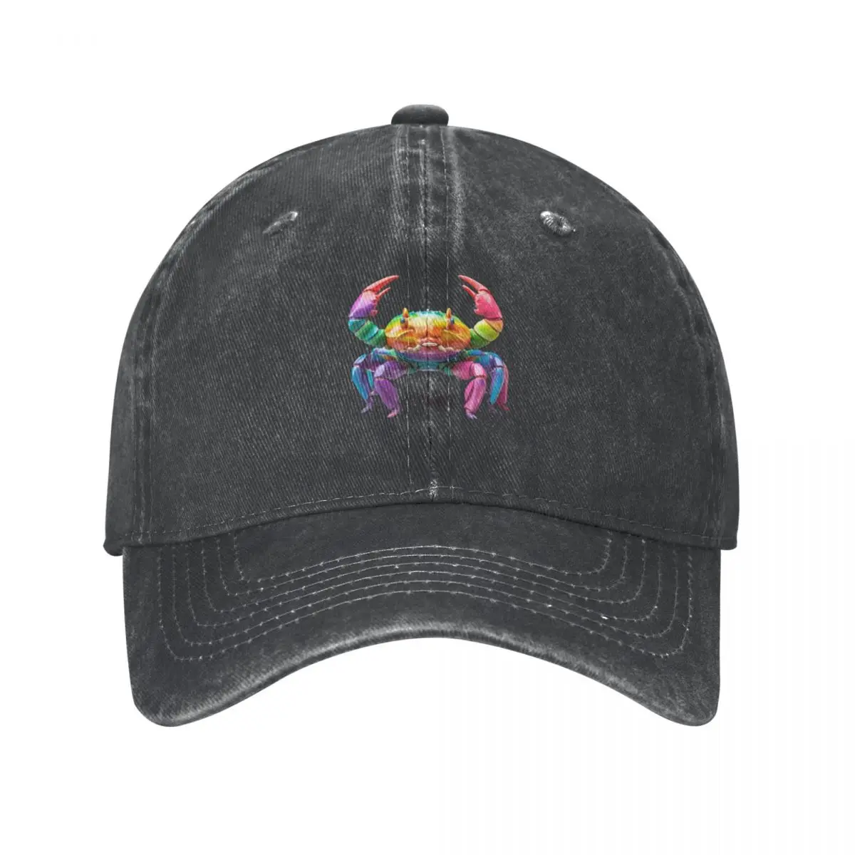 LGBTQ Crab Version 1 (with shadows) Cowboy Hat Golf Snapback Cap black Fishing cap Men's Luxury Women's