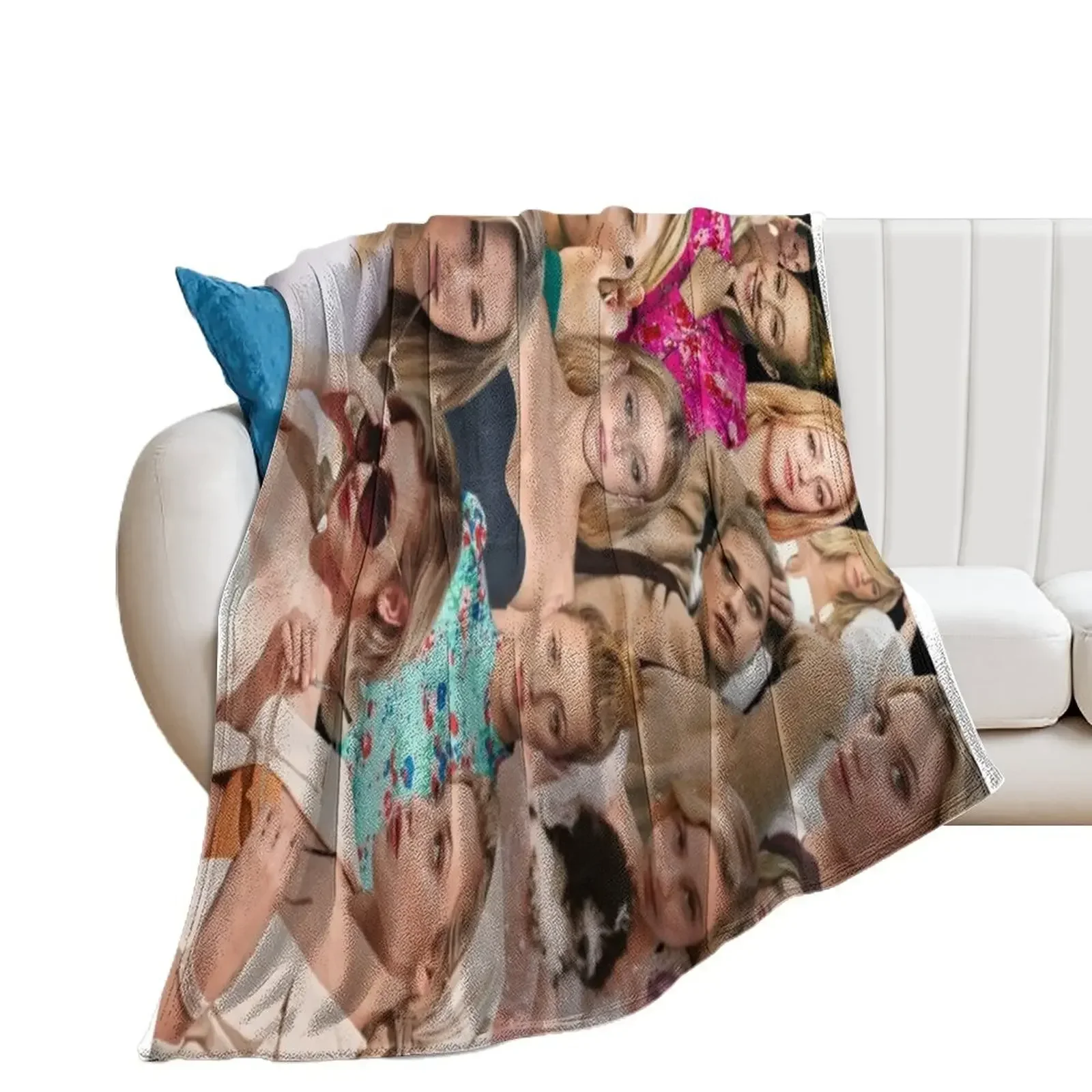 Editing Lili Reinhart Throw Blanket Heavy Flannel Fabric Sleeping Bag for babies Blankets