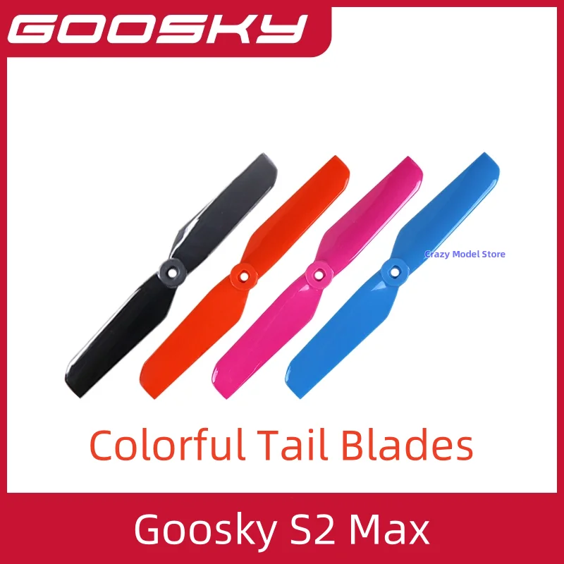 In Stock Goosky LEGEND S2 Max Helicopter Parts Colorful Tail Blades