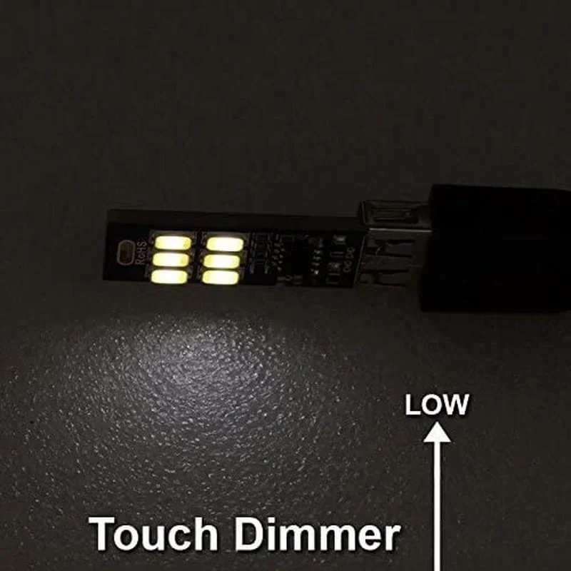 محمول صغير 5730 USB 6 مصباح ليد 5 فولت اللمس الاستشعار عكس الضوء ضوء الليل لبنك الطاقة الكمبيوتر المحمول كتاب القراءة الجدول مصباح