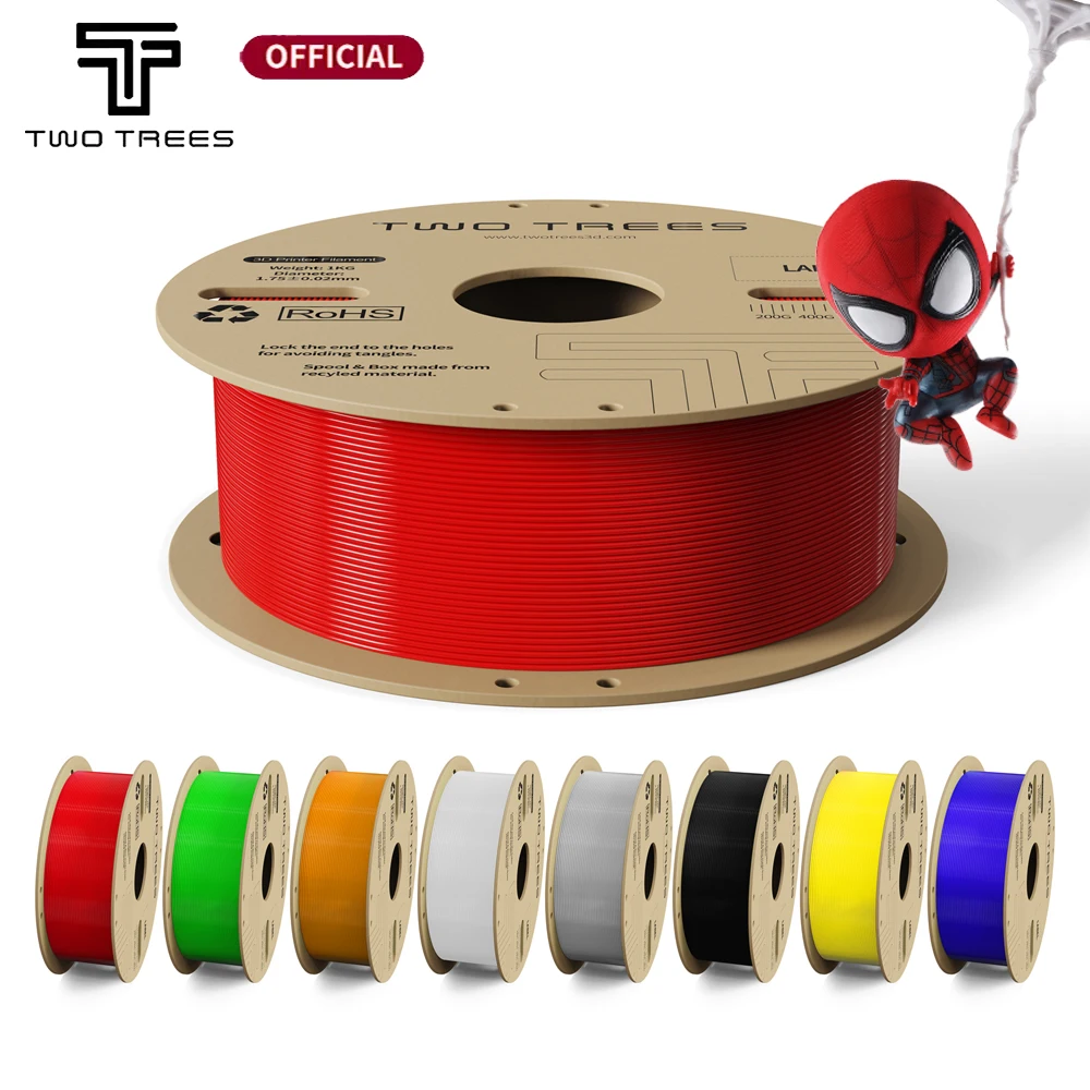 

TWOTREE High Speed PLA Filament 1.75mm 1KG Consumables PLA Filament for 3d printer Universal 10x Faster printing equipment