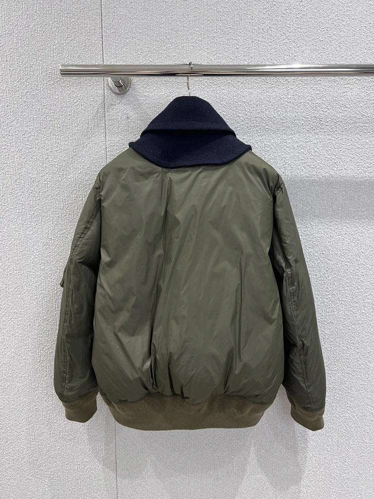 SVORYXIU الخريف الشتاء نمط جديد اليومية عادية صف مزدوج مشبك الربط أسفل سترة المرأة موضة خمر الدافئة أسفل سترة