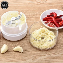 Mini Food Mixers Multifunctional Garlic Grinder Vegetable Cutting Meat Grinder Household Kitchen Manual Garlic Press Accessories