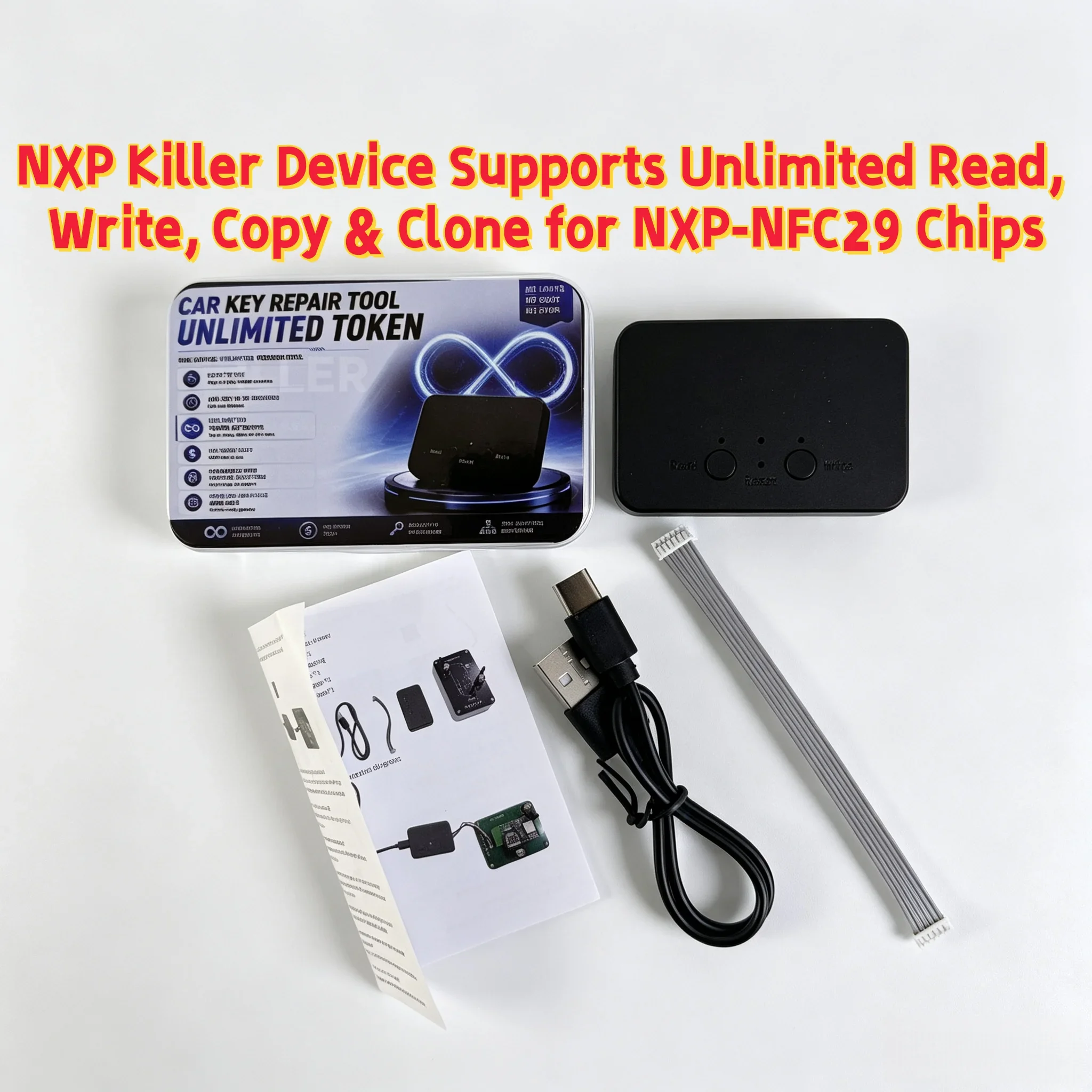 KiTi For Nxp Killer Unlimited Version Supports Reading and Writing of Nxp-Nfc29 Chips and Comes with 60 Sets of Fixed Tools