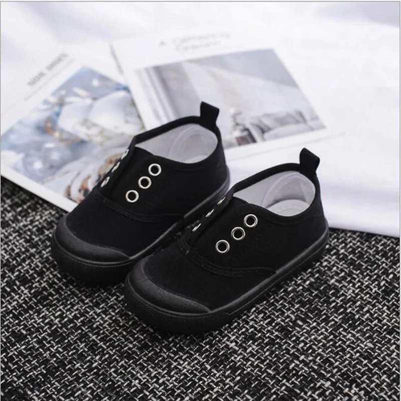 Kids Shoes 2022 Spring Autumn Children Casual Shoes Boys Girls Canvas Shoes Soft Comfortable Slip-on Sneakers