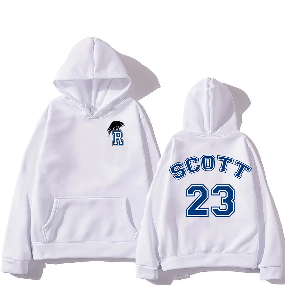 Fashion Men's Clothing Tree Hill Ravens Scott 23 Hoodies Long Sleeve Fleece Sweatshirts Windproof Anti Bacterial Unisex Pullover