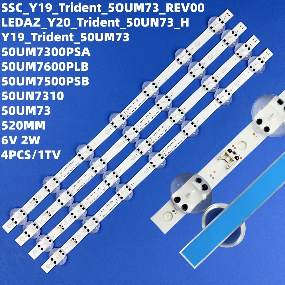 شرائط الإضاءة الخلفية LED للتلفزيون 50UM7600PLB 50UM7500 50UM7360 50UM7510 50UM7500 50UM7300 50UM7450 50UM7400PLB 50UM7500PSB 50UM73 #1