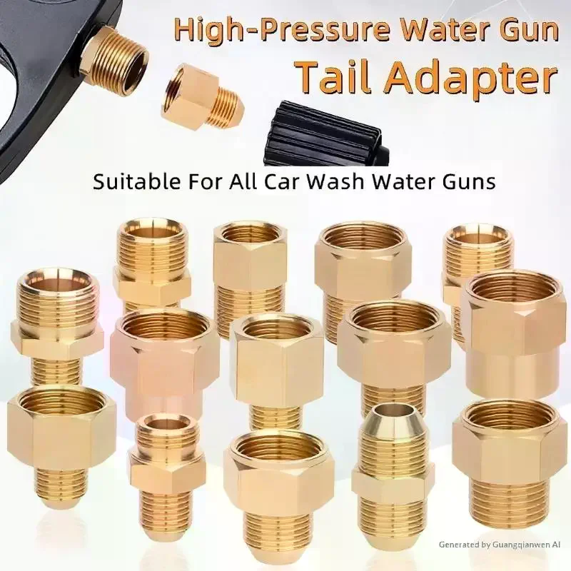 Brass Hose Connectors F M Barb Adapter High Strength Pipe Fitting for Ponds and Hydroponics