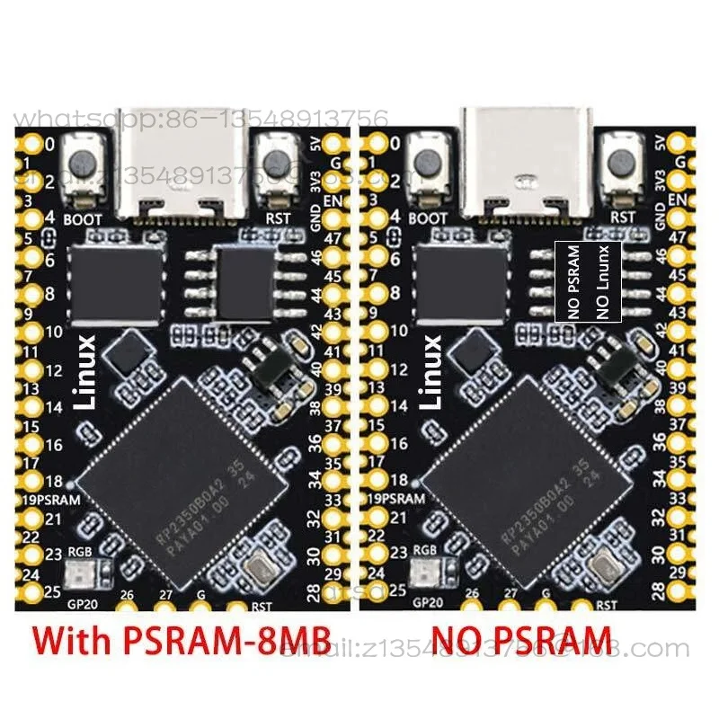 Pico 2 RP2350B RP2350- Linux Mini Development Board PSRAM