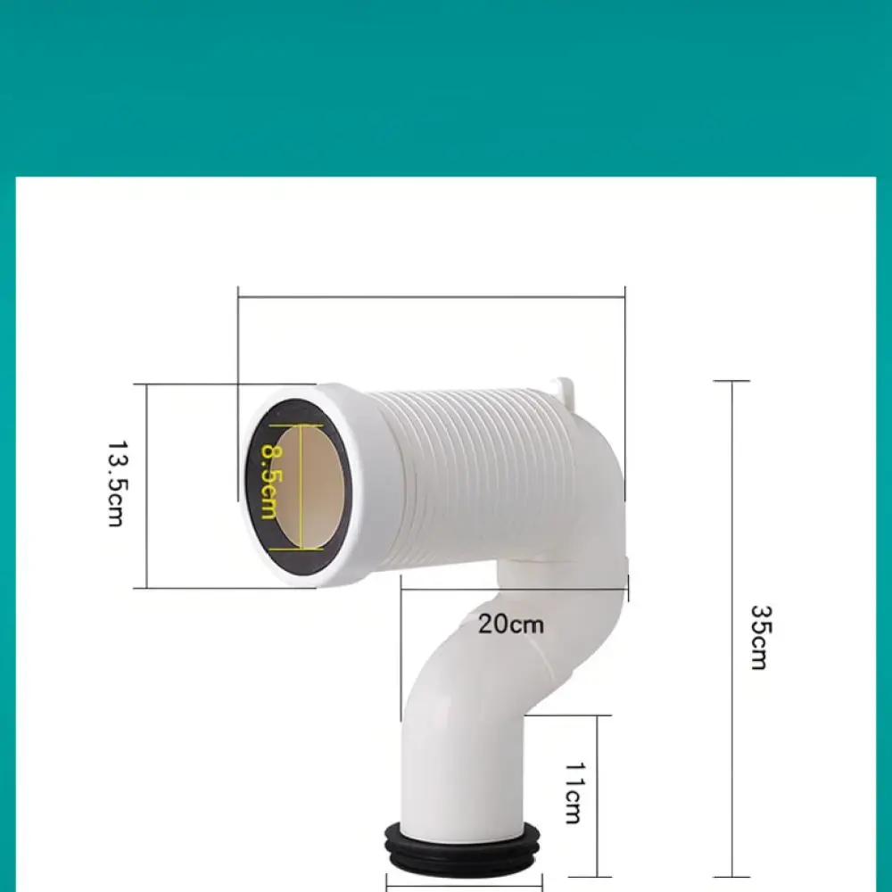 Toilet Sewage Conversion Connector For For Jiste Drainage Pipe Adapter Waste Pipe Offset Fitting Plumbing Accessory