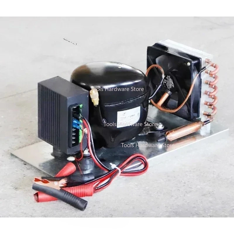 DCコンプレッサー式コンデンサーBD25HC車載冷蔵庫ソーラー冷凍庫船舶用冷蔵庫DC 12V24V