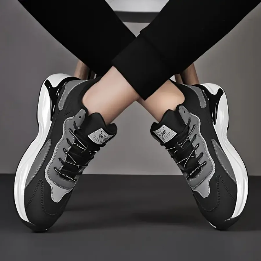 

Мужские модные кроссовки на подкладке, теплые, трендовые, без шнурков