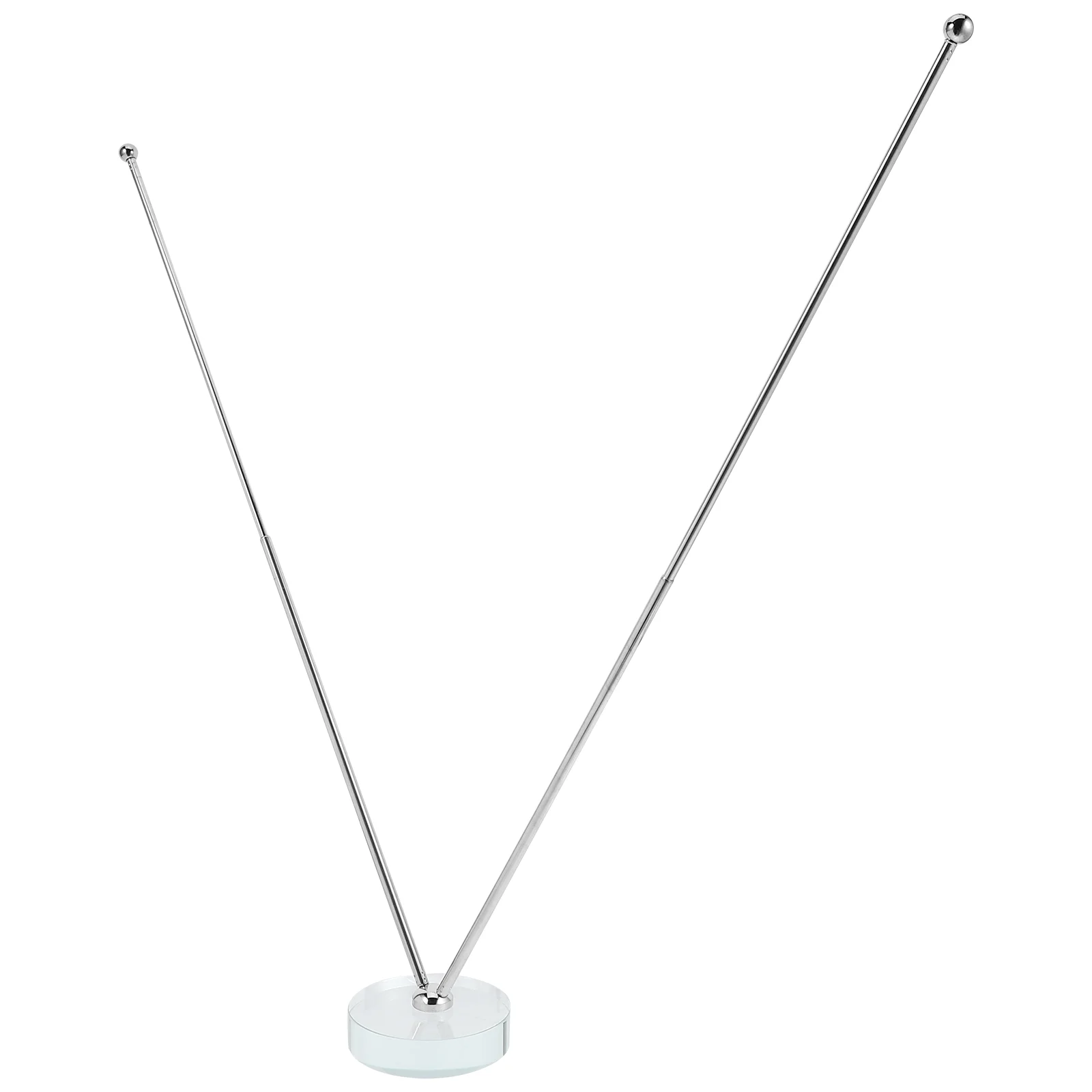 

Desk Flagpole Table Runner Stainless Steel Holder for Car Silver Stand Home with Base Desktop Office