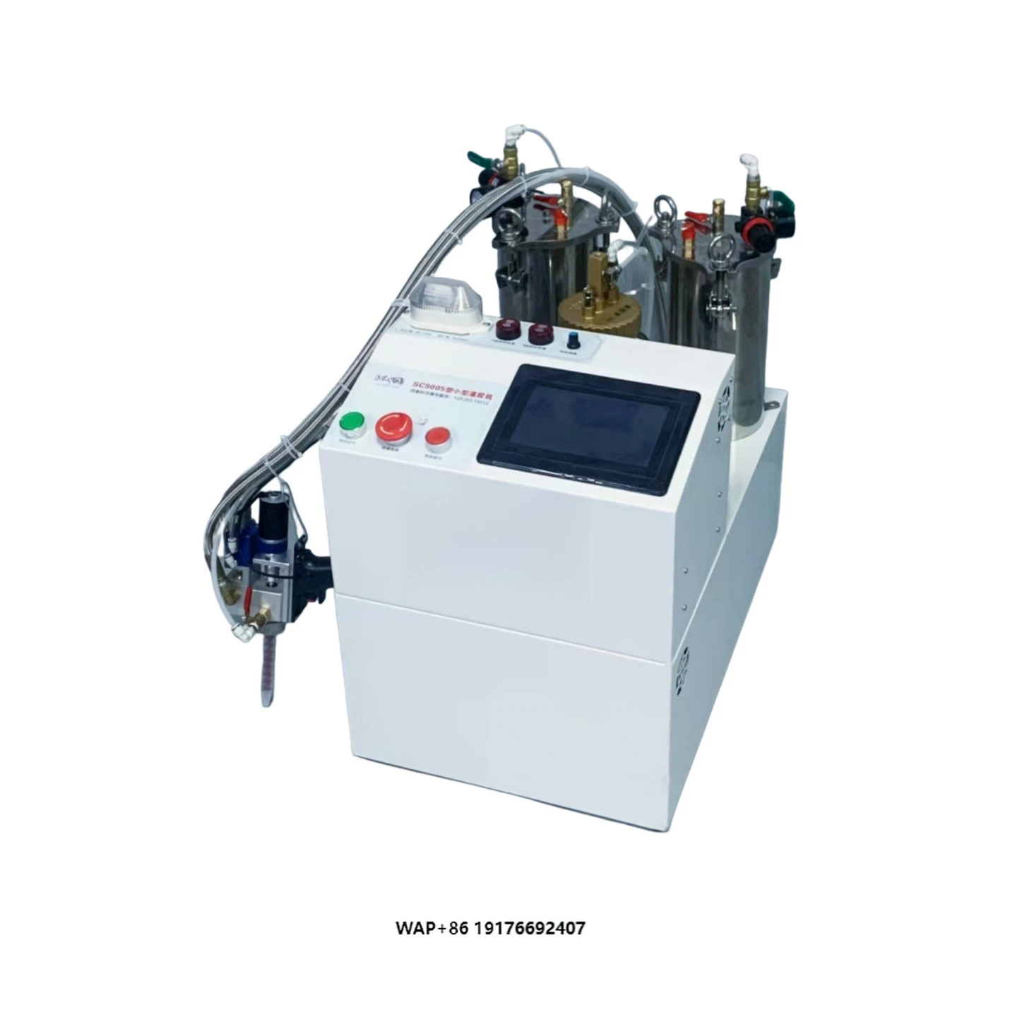 Portable Precision Glue Dispensing Machine SICHUN Brand 220V 2kW Industrial Use Bearing Motor Engine Gearbox PLC 1-Year Warranty