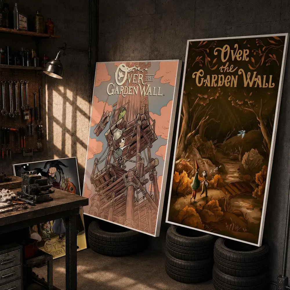 TV Over the Garden Wall Poster HD Room Decor Home Decoration Interior Wall Art Printing Waterproof Garage Party BedRoom Gift