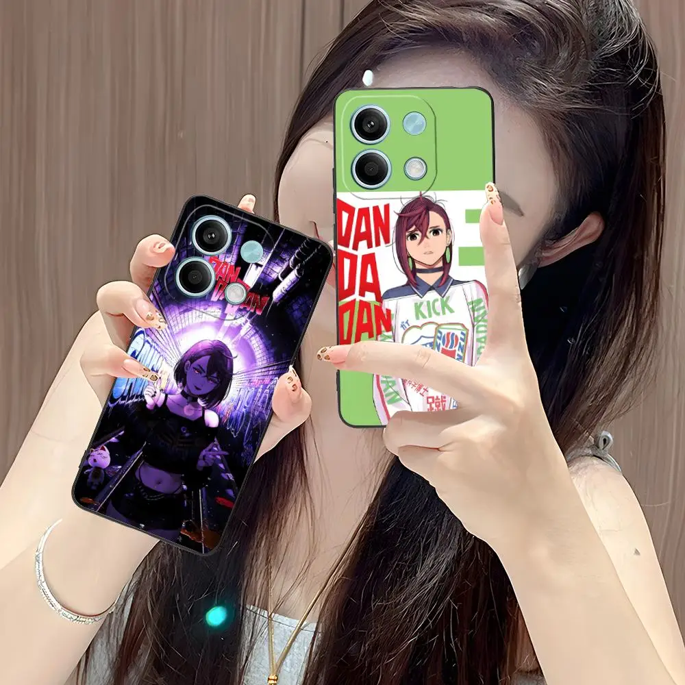 Dandadan Ayase Momo جراب هاتف ل POCO F6 F5 F4 F3 F2 Pro GT C40 الطباعة الملونة واقية غطاء الهاتف الذكي الهواتف المحمولة #1