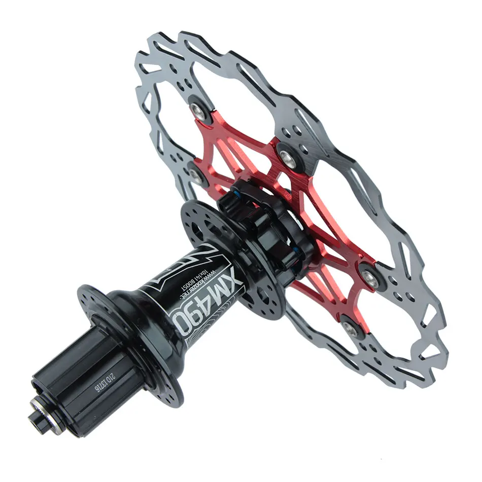 Elektroroller-Bremsscheibe, 3 mm Dichtungen, Fahrrad, 6 Löcher, 2 mm Unterlegscheiben, 4 mm Nabe, 5 mm Blumentrommel-Erhöhungspad, Fahrrad, schwarze Unterlegscheibe – Detail 5