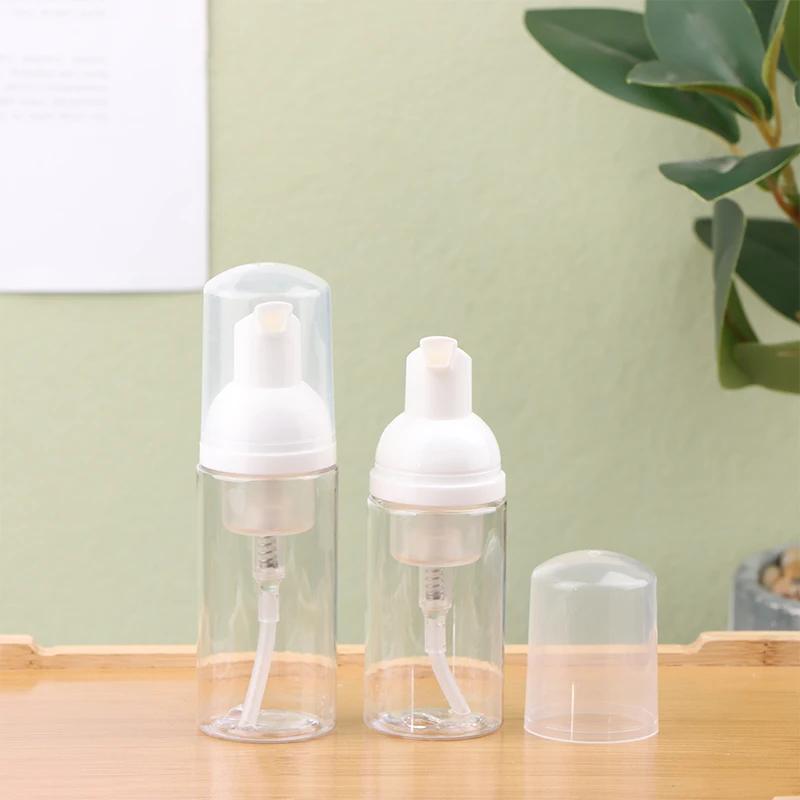 1pcs Foam Dispenser Plastic Pump Bottles Empty Soap Refillable Bottle Travel Cleaning Cosmetics Packaging 40/50/60/100ml