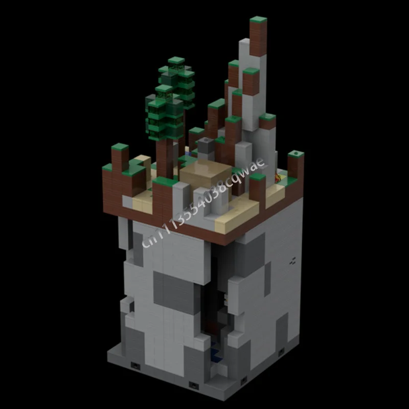 2627Parts Not So Micro World Game Scene Tower Architecture MOC Custom Puzzles Creative DIY Assembly Educational Building Blocks