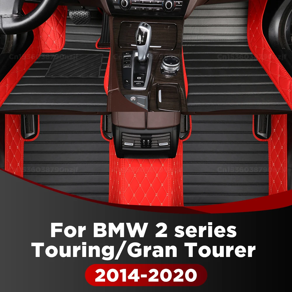 

For BMW 2 series Touring/Gran Tourer 2014-2020 Custom Car Floor Mat Automobile Carpet Cover Interior Accessories Protective