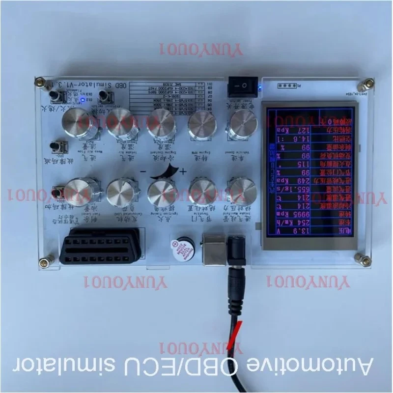 Automotive OBD Simulator /ECU Simulator with/without Screen  Development and Testing ELM327 Development Support  J1939