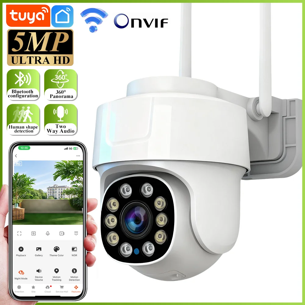 Tuya 5MP Hd 360° Ro… - image