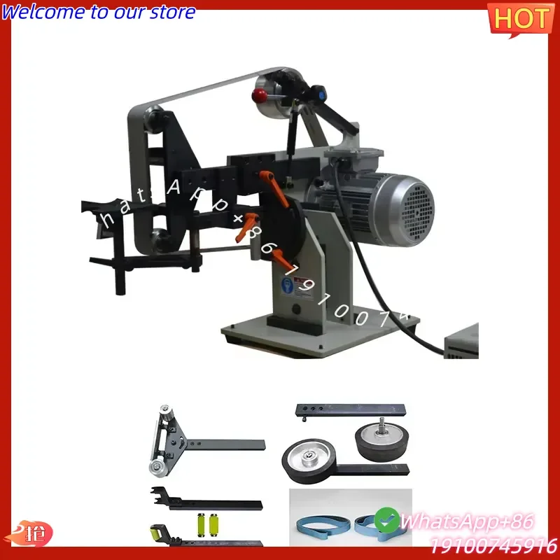 2026Hot ADV High Configuration Vertical & Horizontal Belt Sander Grinder Machine for Metal