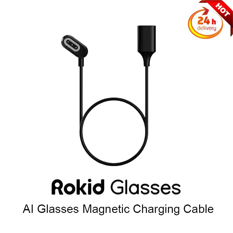 

Original Rokid Magnetic Data Cable Charging for Rokid AI Glasses Smart AI&AR Glasses Accessories