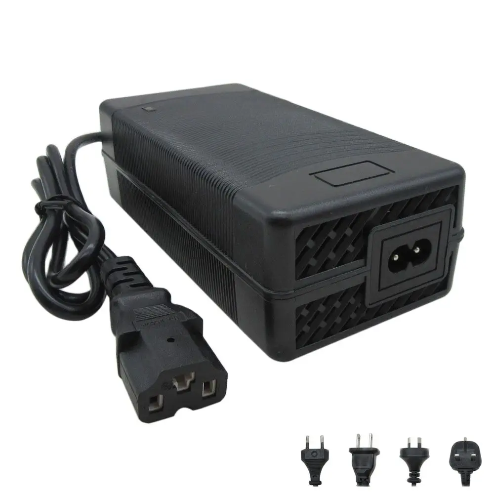 63V 3A Li-ion Battery Charger 15S 55V 55.5V 3A Lithium Chargers T/PC/IEC 3Pin Connector