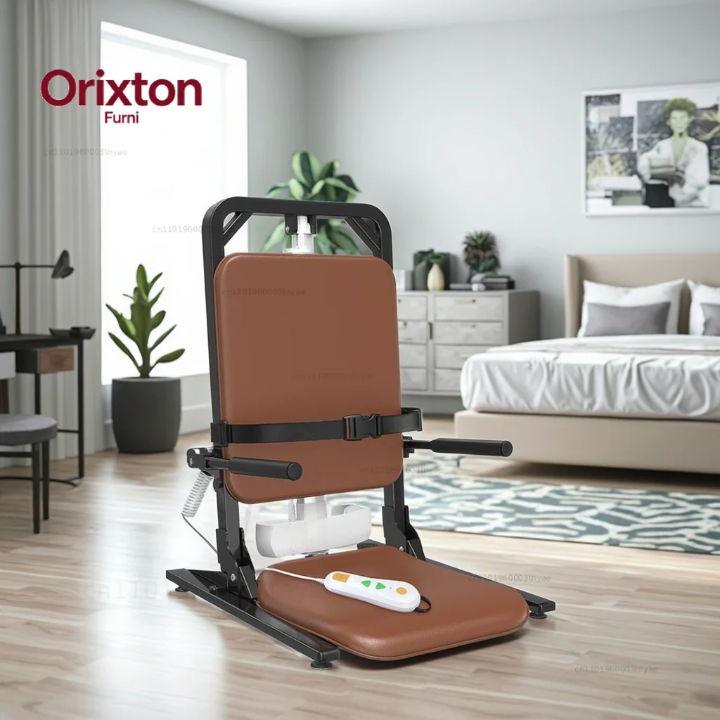 Heavy Electric Floor Lift Device for Elderly up to 296Ibs Weight Capacity Height Floor Lift Chairs