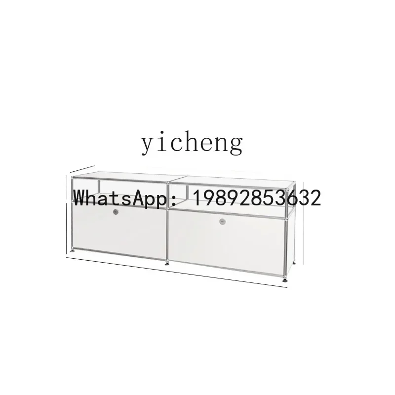 AA Medieval Module TV Cabinet Modern Simple Side Cabinet Stainless Steel Storage Cabinet