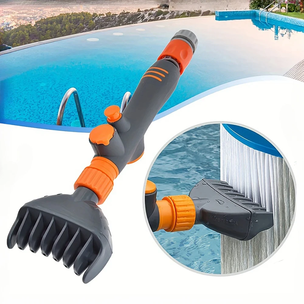 Handheld Pool Cleaner Brush Pool Spa Filter Cartridge Cleaning Tool Removes Debris Dirt From Hot Tub Brush Tool Pool Accessories