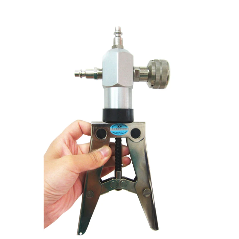 Handheld Pneumatic Vacuum Low Pressure Calibrator Pump Y061 Aluminium SS -0.1 ~ 0Mpa for Pressure Gauges