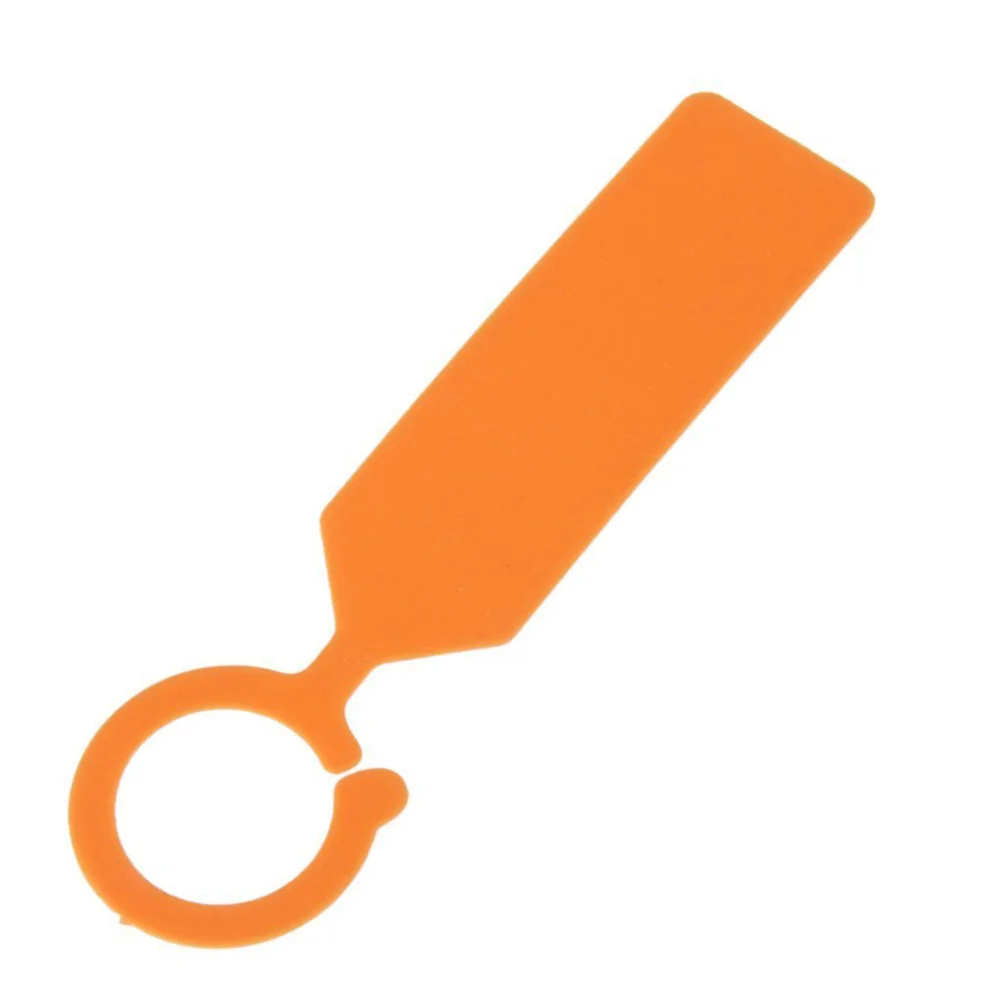 

100pcs Garden Plant Labels Orange Pp 11*2.4Cm Weatherproof Nursery Tags For Tree Branches Greenhouse Gardening