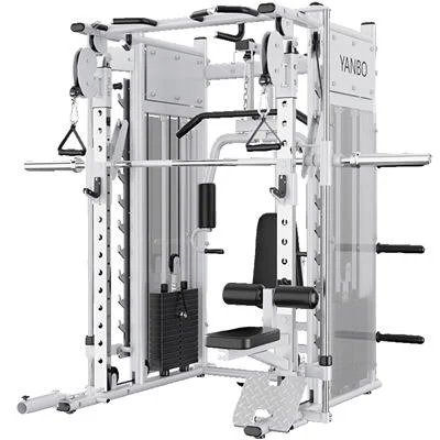 All-in-One Fitness Equipment Multifunctional Comprehensive Training Machine Smith Rack Bench Press Squat Rack-All-In-One Station