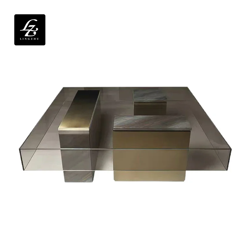 

Italian Light Luxury Coffee Table Minimalist Household Coffee Table Living Room Tea Table