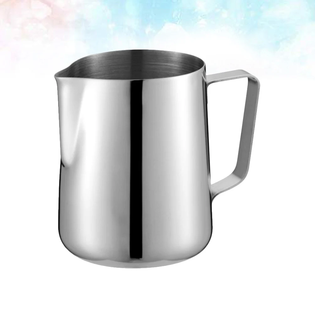 

Latte Art Lacquer Cup Milk Pot Coffee Steaming Pitcher Stainless Kitchen Gadget