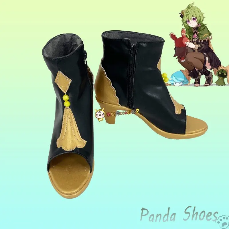 

Genshinimpact Collei Cosplay Shoes Comic Anime Game Cos Boots Collei Cosplay Costume Prop Shoes for Con Halloween Party