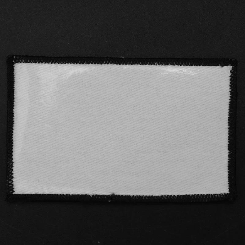 24 Pcs Sublimation Patch Rohlinge Stoff Eisen-Auf Flecken Sublimation Blanks, Blank Patch Stoff Reparatur Patch