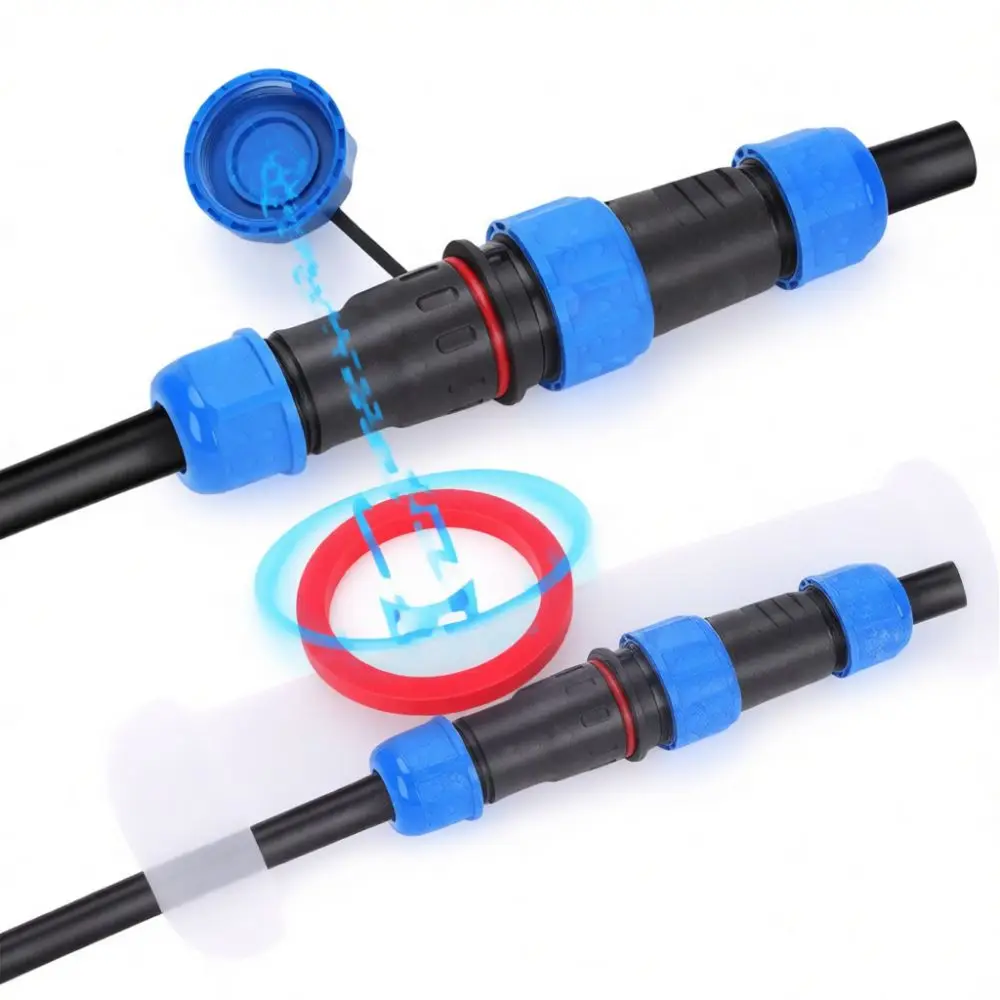 Aviation Plug Socket Waterproof Circular Connector Screw Lock Wiring Terminal For Qiaolian Industrial Automation LED Light