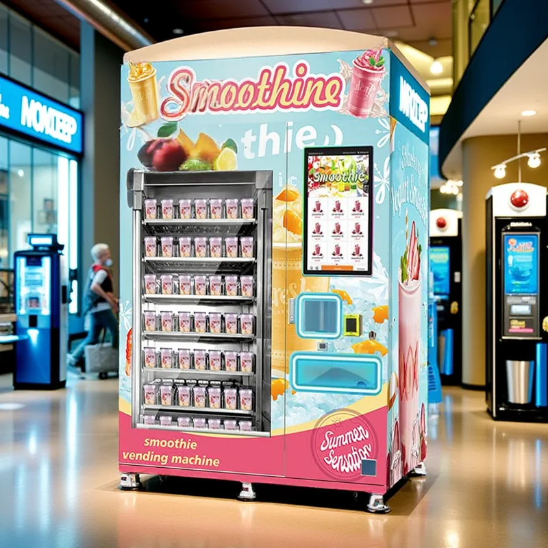 Vending machine suppliers: automatic blenders, milkshakes, frozen fruit