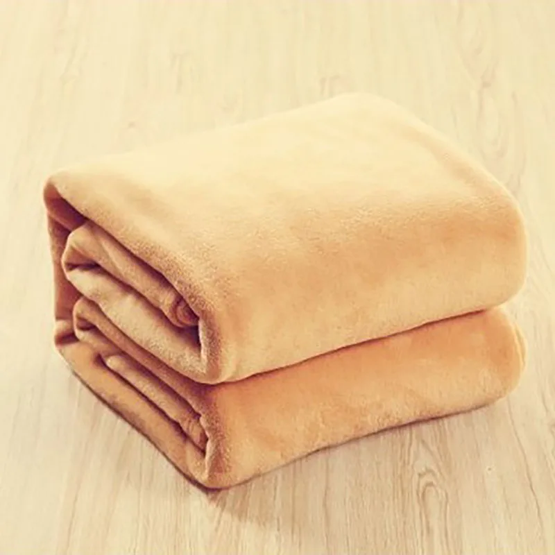 

Adult Wool Blanket Bed Needle Down Duvet Solid Color Blanket and Bedspread Soft Sofa Home Bed Cover Blankets and Throws