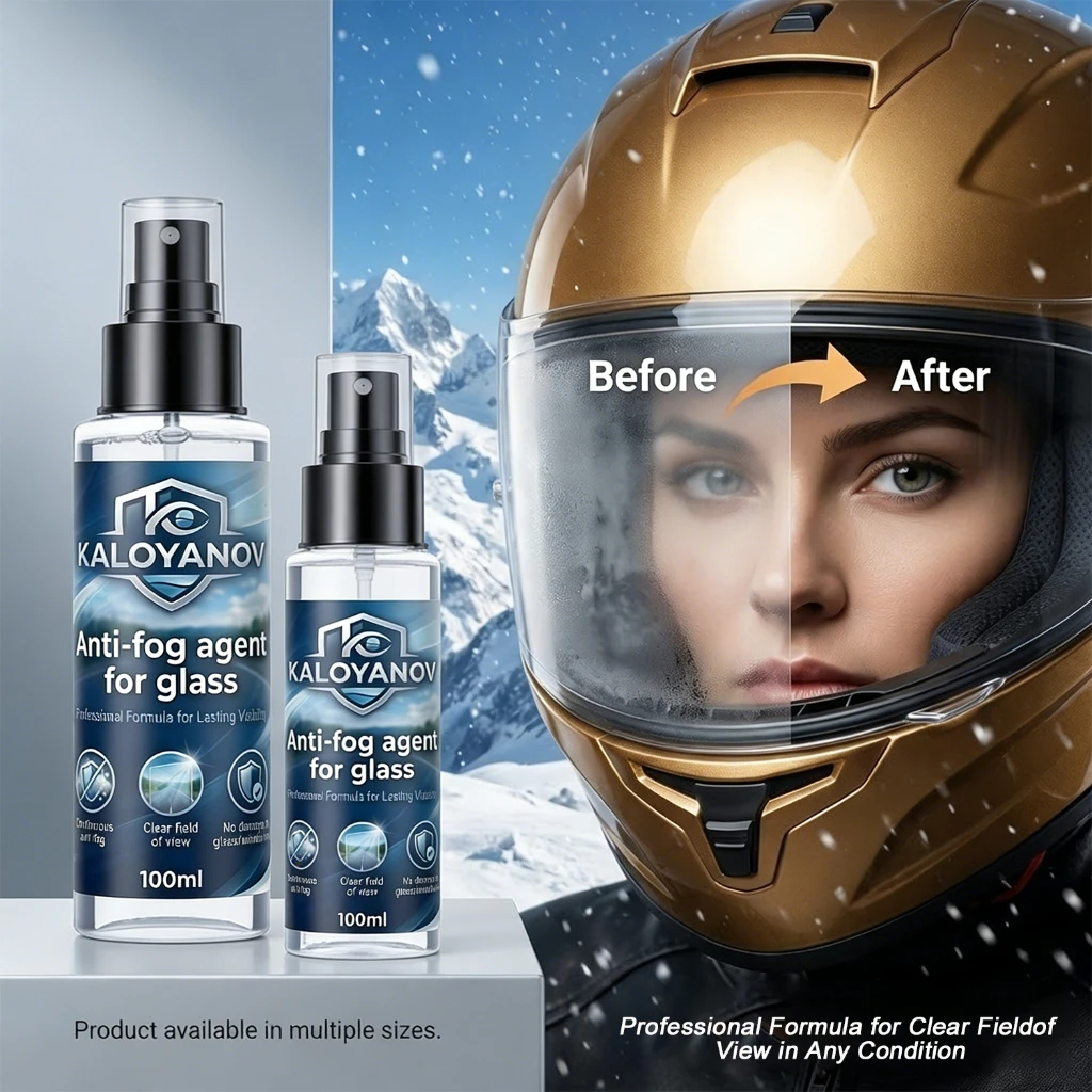 Anti Fog Spray 100ml Waterproof Defogger for Car Windshield&Mirrors Glasses Goggles Lens Cleaner Anti-Fogging Agent Nano Coating