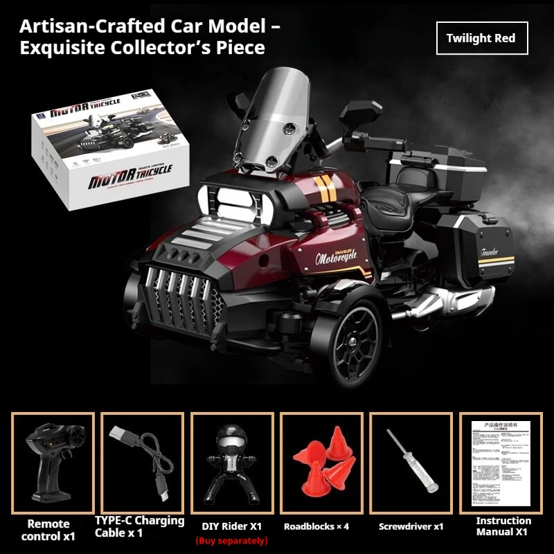 Feiyu 1 43 Scale Rc Motorcycle Remote Control Car Full Proportional Throttle Drift Racing Bombardier Model For Hobby Collectors